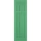 Ekena Millwork True Fit PVC San Juan Capistrano Mission Style Fixed Mount Shutters, Lilly Pads, 12W x 62H, PR TFP001SJ12X062LP - alternate 2